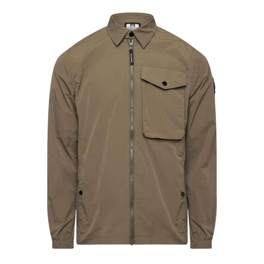 Weekend Offender Mens Granville Overshirt / Dark Green
